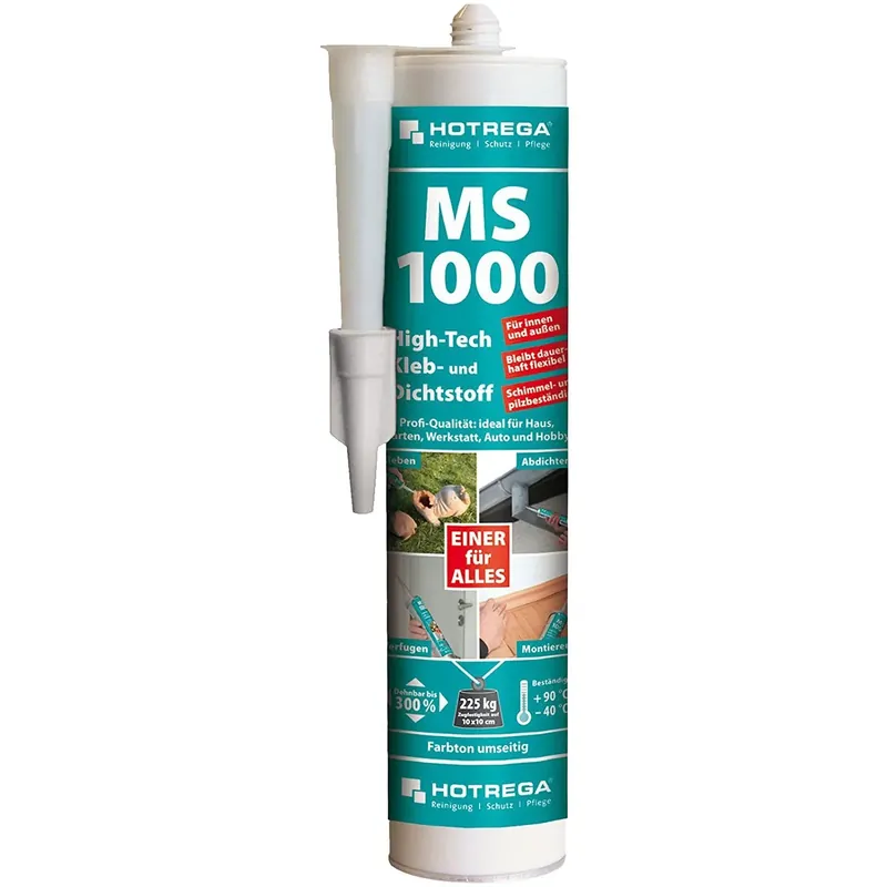 Neuheit HOTREGA MS 1000 High Tech Kleb- und Dichtstoff 5 x 290 ml weiß